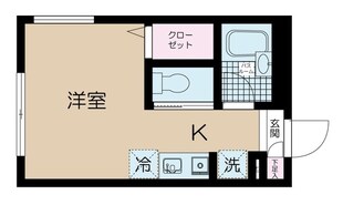 ラフィネ芦花公園 Aの物件間取画像